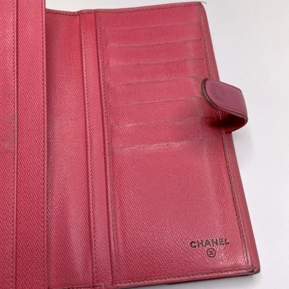 Chanel Round Zipper Long Wallet